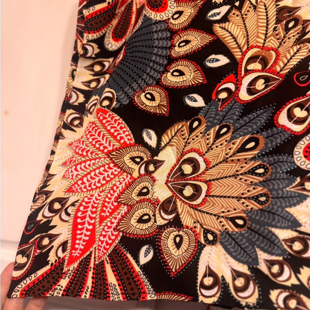 Multicolor Patterned Women's Top - Picture 4 of 4